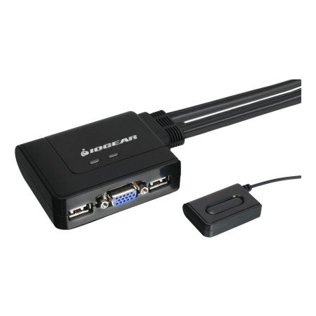 IOGEAR 2-Port USB KVM Switch VGA - Seamless Control & Versatile Connectivity for Efficient Multitasking (GCS22U)